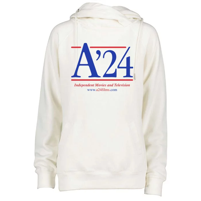 A24 Independent Movies And Television Womens Funnel Neck Pullover Hood