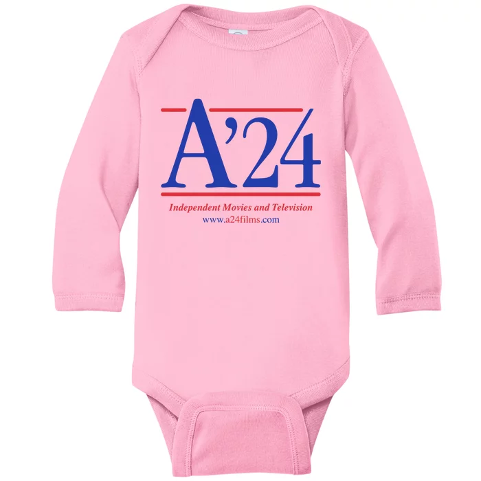 A24 Independent Movies And Television Baby Long Sleeve Bodysuit