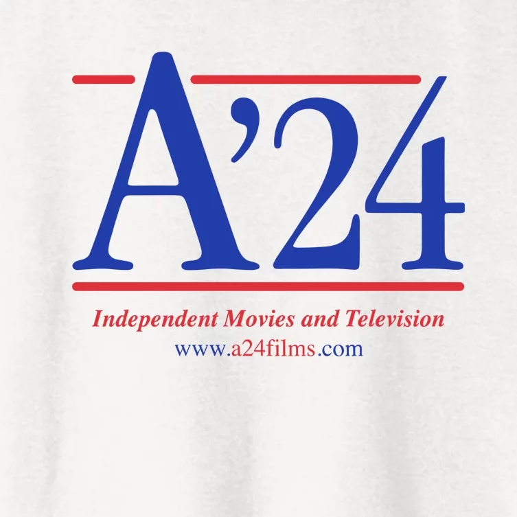 A24 Independent Movies And Television Women's Crop Top Tee