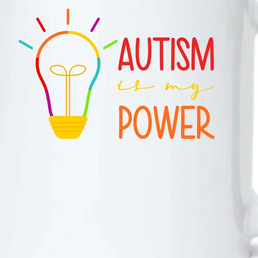 Autism Is My Power Autism Awareness Black Color Changing Mug