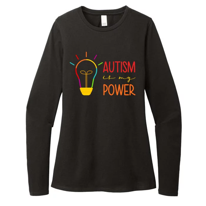 Autism Is My Power Autism Awareness Womens CVC Long Sleeve Shirt