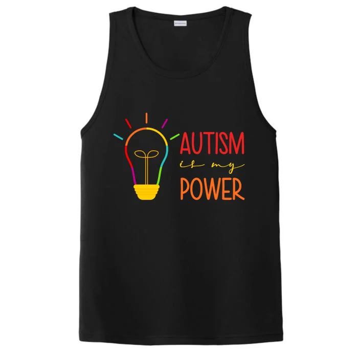 Autism Is My Power Autism Awareness Performance Tank