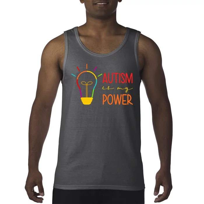 Autism Is My Power Autism Awareness Tank Top