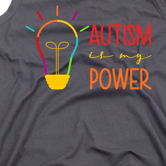 Autism Is My Power Autism Awareness Tank Top