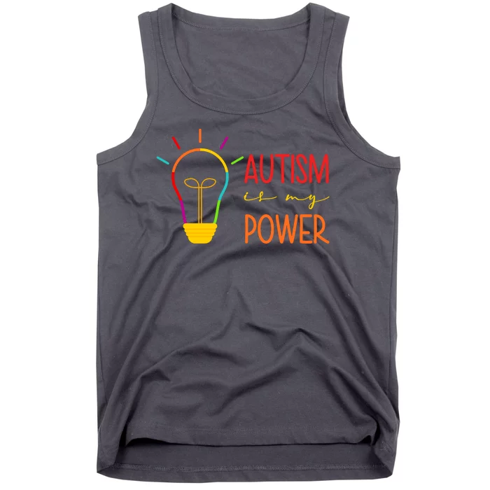 Autism Is My Power Autism Awareness Tank Top