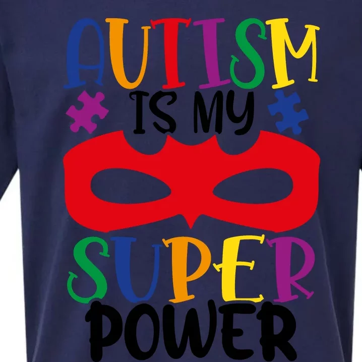 Autism Is My Superpower Sueded Cloud Jersey T-Shirt