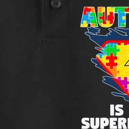 Autism Is My Super Power Superhero Gift Autism Awareness Funny Gift Dry Zone Grid Performance Polo