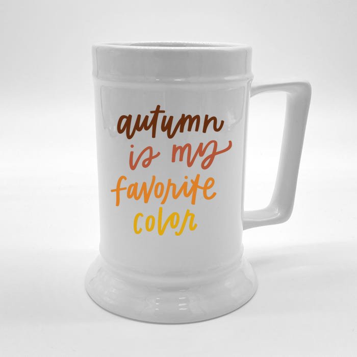 Autumn Is My Favorite Color Front & Back Beer Stein