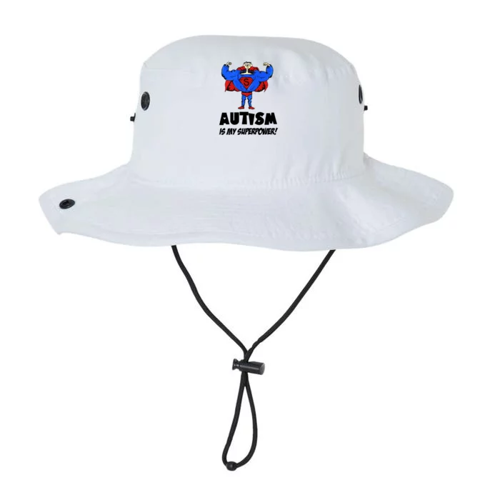 Autism Is My Super Power Hero Legacy Cool Fit Booney Bucket Hat