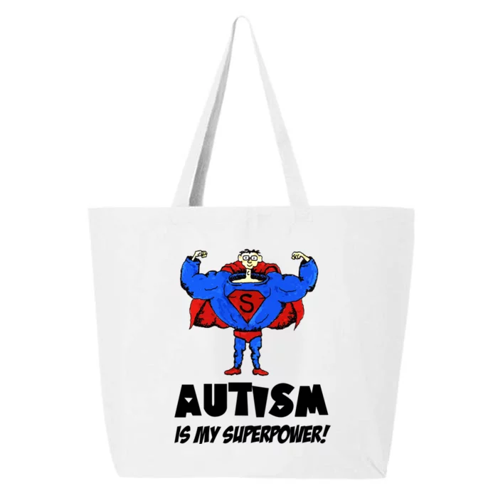 Autism Is My Super Power Hero 25L Jumbo Tote