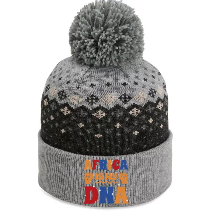 Africa Is My DNA The Baniff Cuffed Pom Beanie