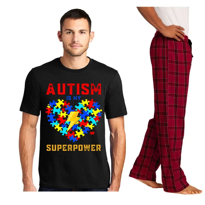 Autism Is My Super Power Superhero Autism Awareness Gift Pajama Set