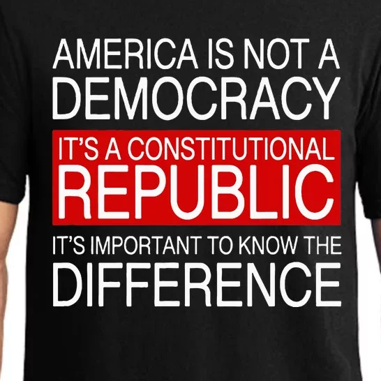 America Is Not A Democracy It’S A Constitutional Republic Pajama Set