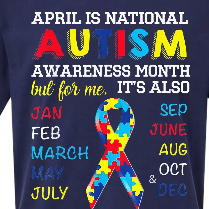 April Is National Autism Awareness Month But For Me Its Also Sueded Cloud Jersey T-Shirt