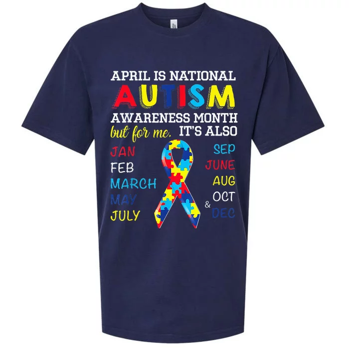 April Is National Autism Awareness Month But For Me Its Also Sueded Cloud Jersey T-Shirt