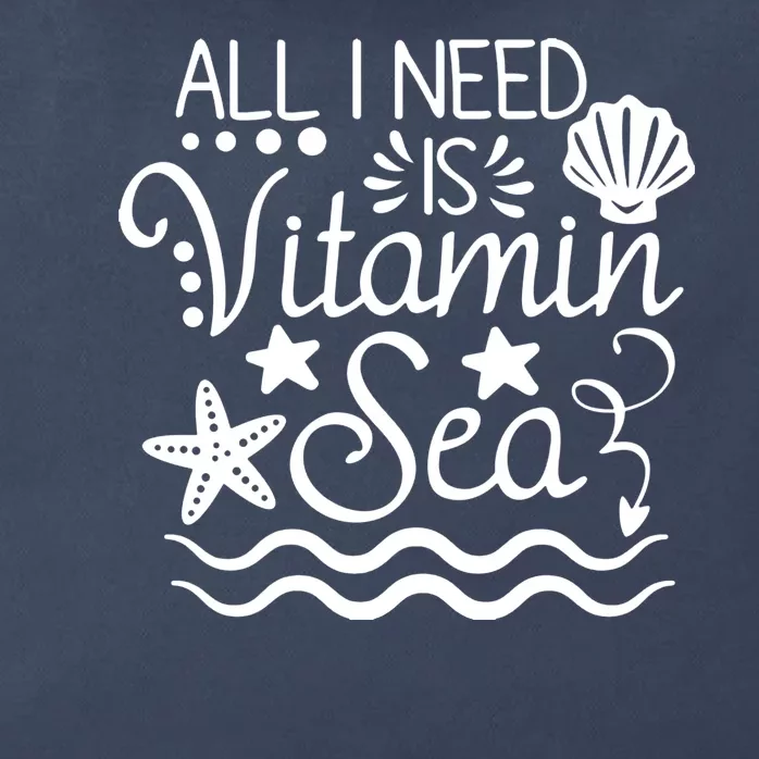 All I Need Is Vitamin Sea Zip Tote Bag