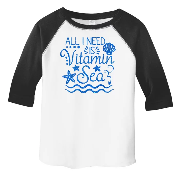 All I Need Is Vitamin Sea Toddler Fine Jersey T-Shirt