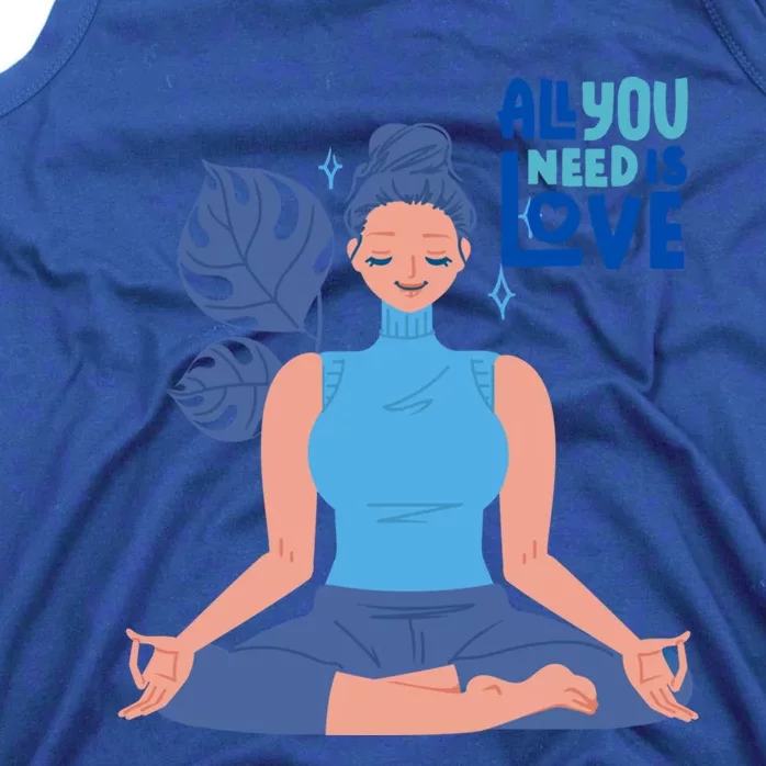 All I Need And You Need Is Love Yoga And A Dog Gift Tank Top