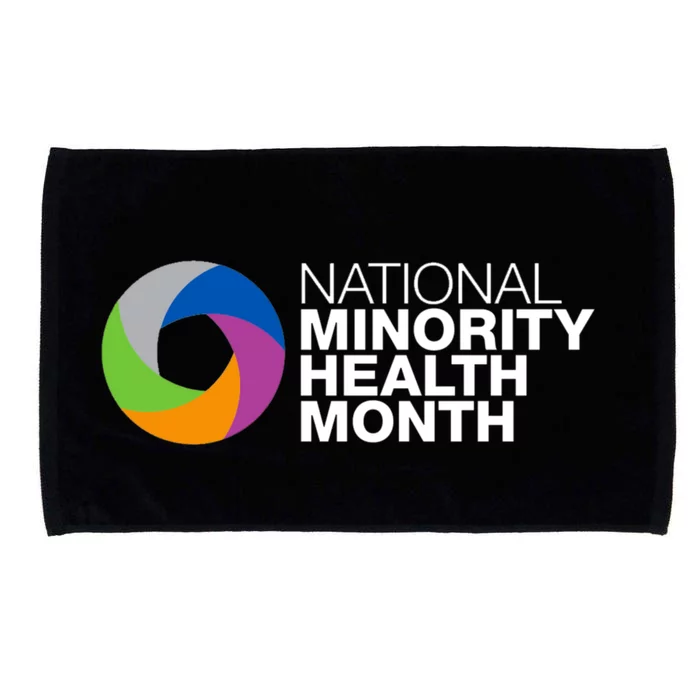 April Is National Minority Health Month Cool Gift Microfiber Hand Towel