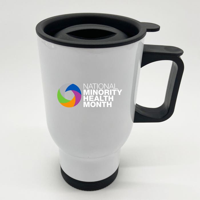 April Is National Minority Health Month Cool Gift Front & Back Stainless Steel Travel Mug