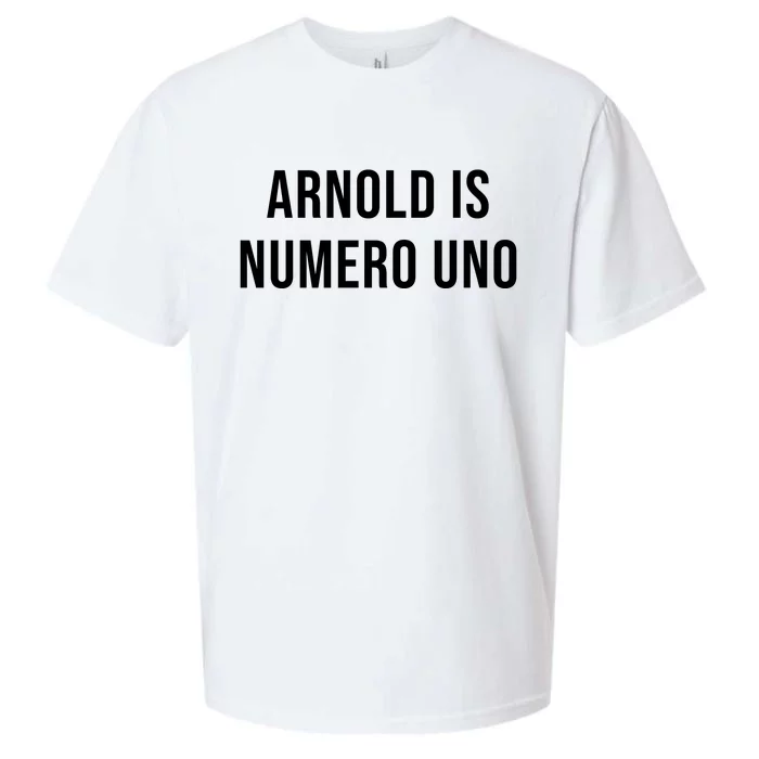 Arnold Is Numero Uno Sueded Cloud Jersey T-Shirt