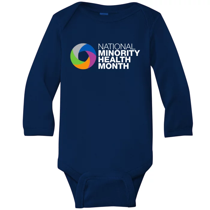 April Is National Minority Health Month Cute Gift Baby Long Sleeve Bodysuit