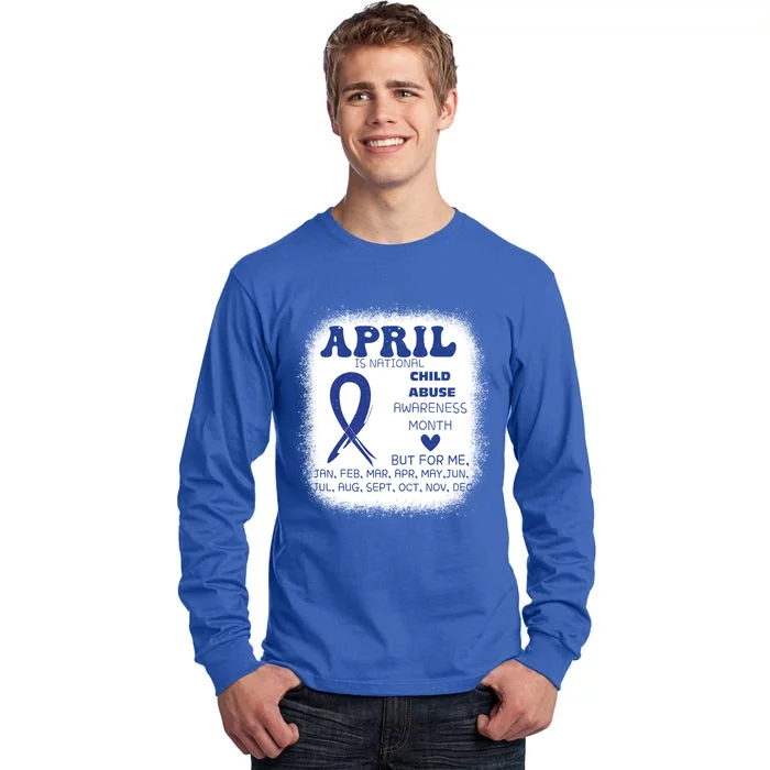 April Is National Abuse Prevention Month Awareness Great Gift Tall Long Sleeve T-Shirt