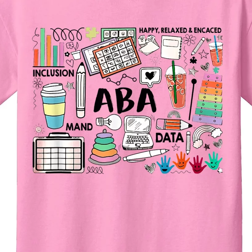 ABA Inclusion Neurodiversity Special Education SPED Kids T-Shirt