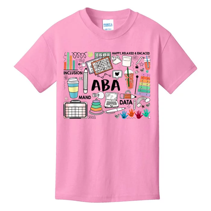 ABA Inclusion Neurodiversity Special Education SPED Kids T-Shirt