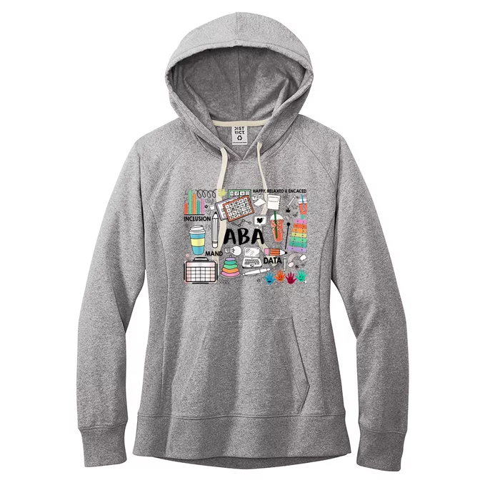 ABA Inclusion Neurodiversity Special Education SPED Women's Fleece Hoodie