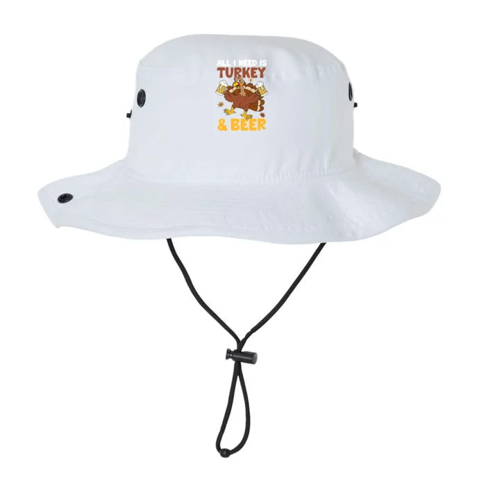 All I Need Is Turkey And Beer Autumn Fall Yall Thanksgiving Gift Legacy Cool Fit Booney Bucket Hat