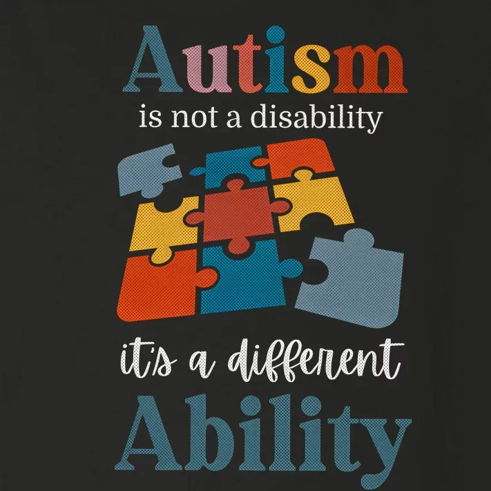 Autism Is Not A Disability Autism Awareness Toddler Long Sleeve Shirt