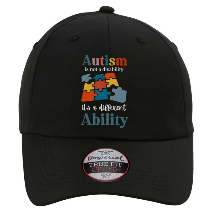 Autism Is Not A Disability Autism Awareness The Original Performance Cap