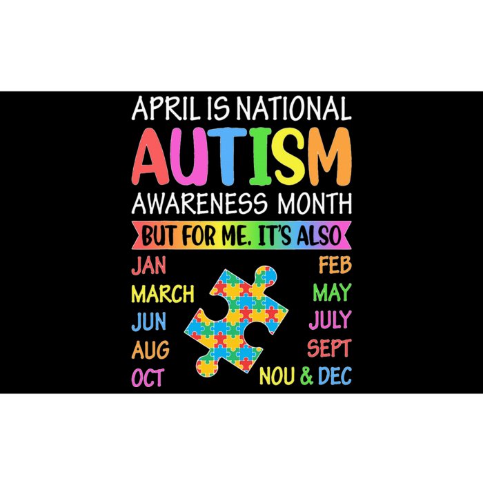 April is National Autism Awareness Month Bumper Sticker