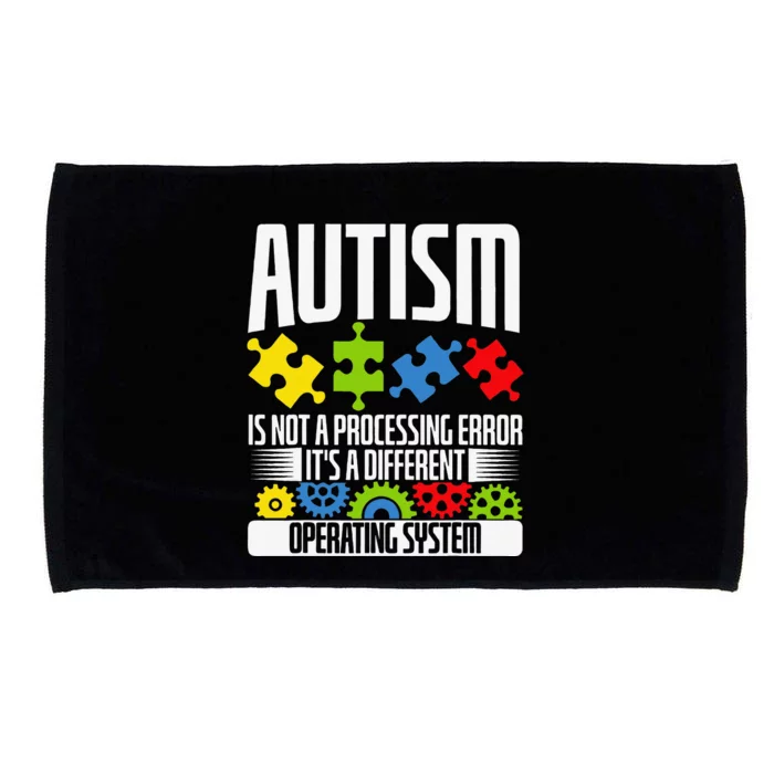 Autism Is Not A Processing Error Awareness Microfiber Hand Towel