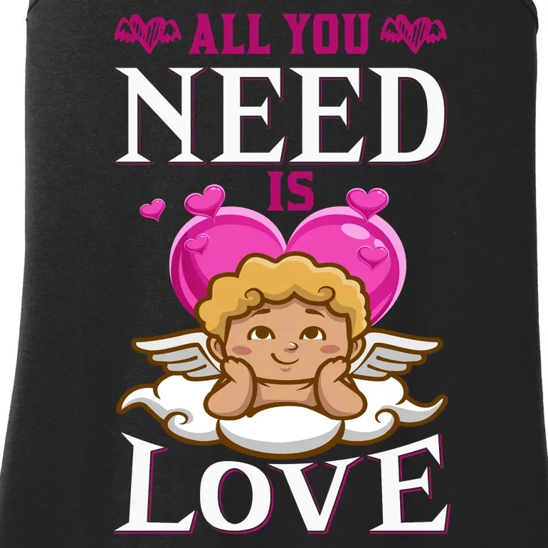 All I Need Is Love Ladies Essential Tank