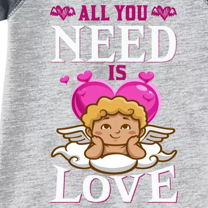 All I Need Is Love Infant Baby Jersey Bodysuit