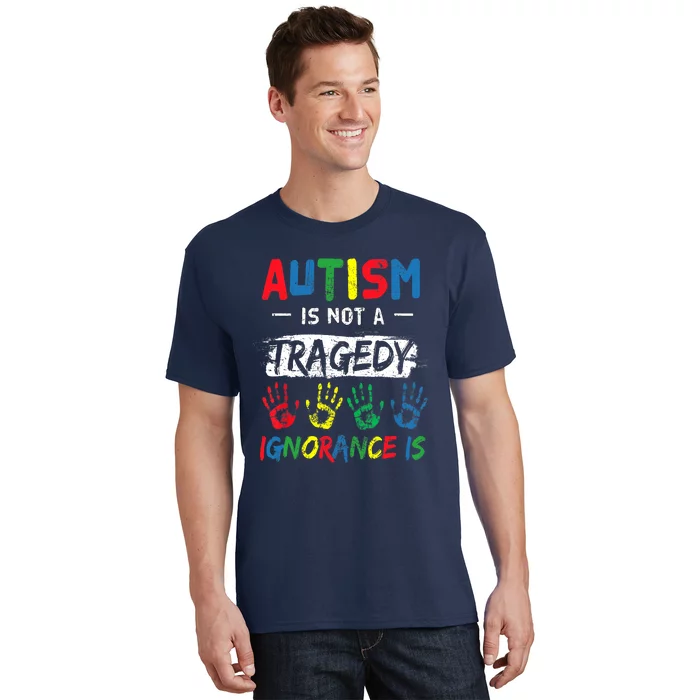 Autism Is Not A Tragedy Support Awareness Acceptance Love T-Shirt