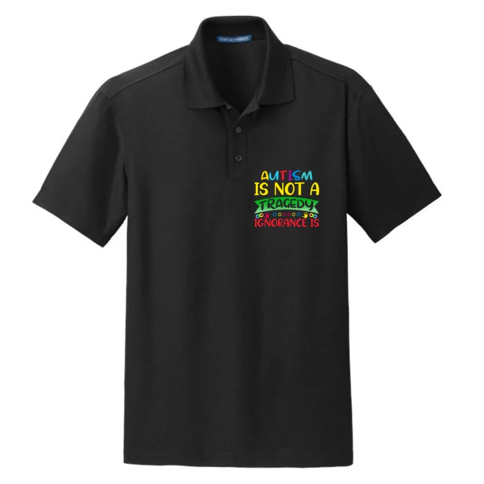 Autism Is Not A Tragedy Dry Zone Grid Performance Polo