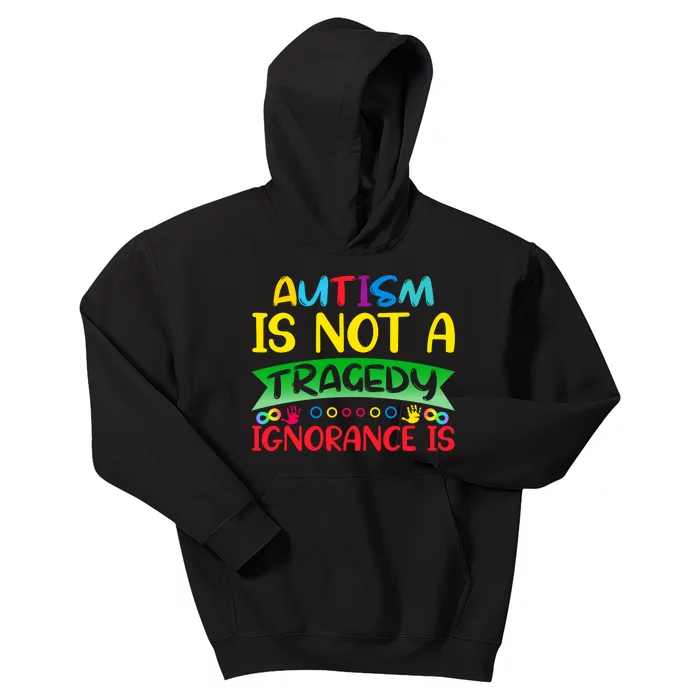 Autism Is Not A Tragedy Kids Hoodie