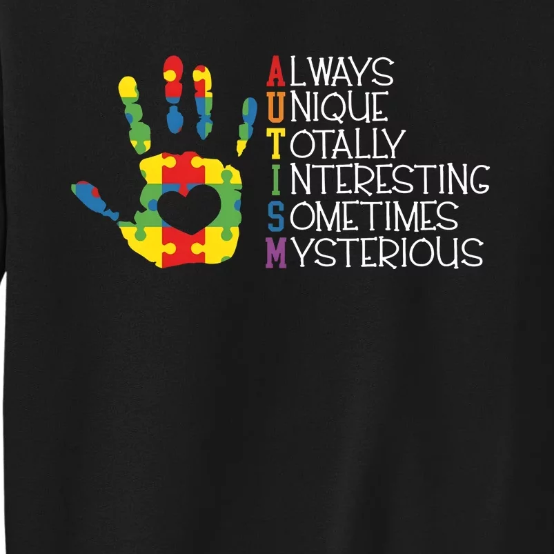 Autism ItS Not A Disability ItS A Different Ability Tall Sweatshirt