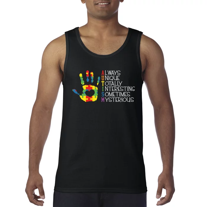 Autism ItS Not A Disability ItS A Different Ability Tank Top