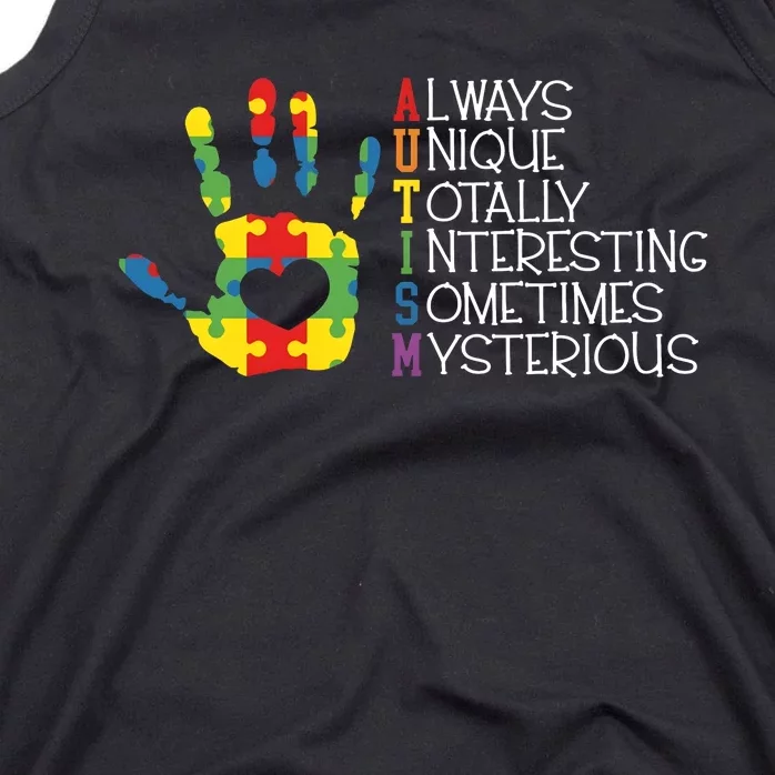 Autism ItS Not A Disability ItS A Different Ability Tank Top