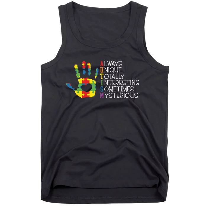 Autism ItS Not A Disability ItS A Different Ability Tank Top