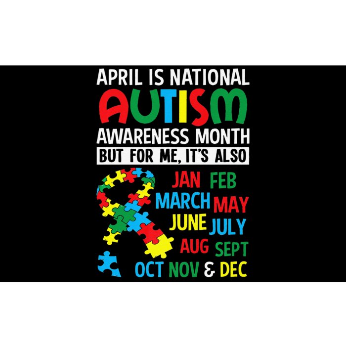 April Is National Autism Awareness Month Gift Bumper Sticker