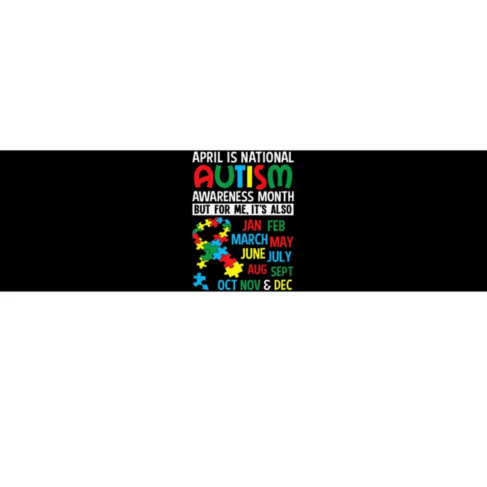 April Is National Autism Awareness Month Gift Bumper Sticker