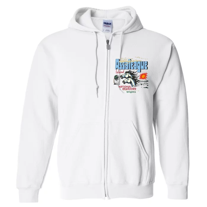 Assateague Island National Seashore Full Zip Hoodie