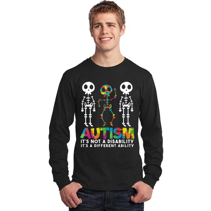 Autism ItS Not A Disability ItS A Different Ability Tall Long Sleeve T-Shirt