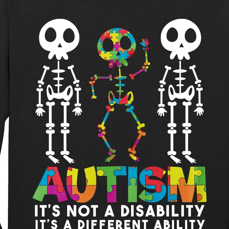 Autism ItS Not A Disability ItS A Different Ability Tall Long Sleeve T-Shirt