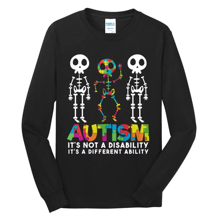 Autism ItS Not A Disability ItS A Different Ability Tall Long Sleeve T-Shirt